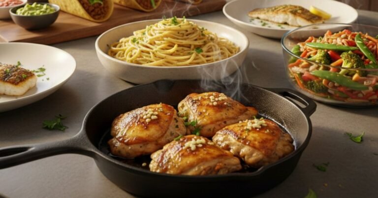 No Time, Big Hunger: 30-Minute Dinner Ideas You’ll Love